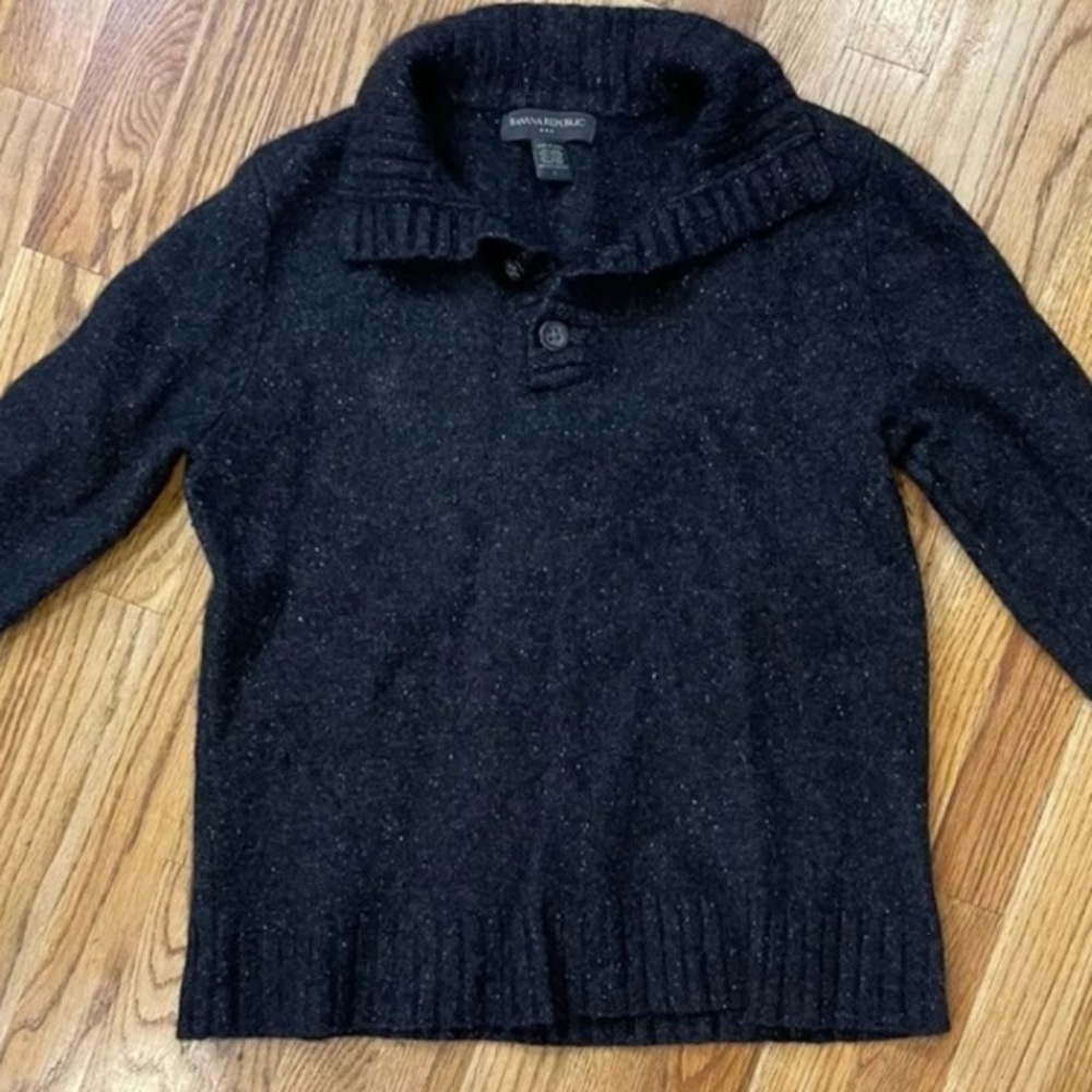 Banana Republic Gray Turtleneck Sweater